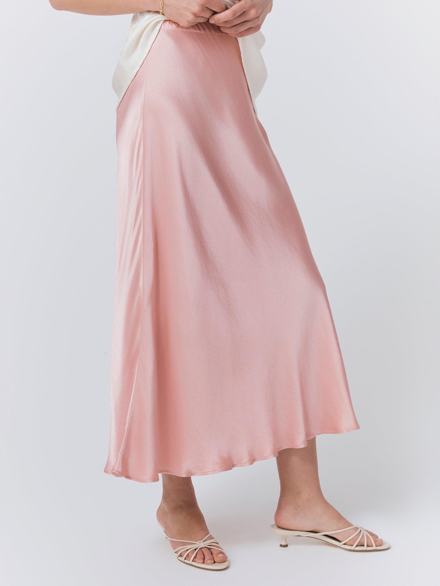 SATIN MIDI SKIRTS