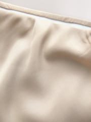 CHAMPAGNE SKIN | SATIN MIDI SKIRT