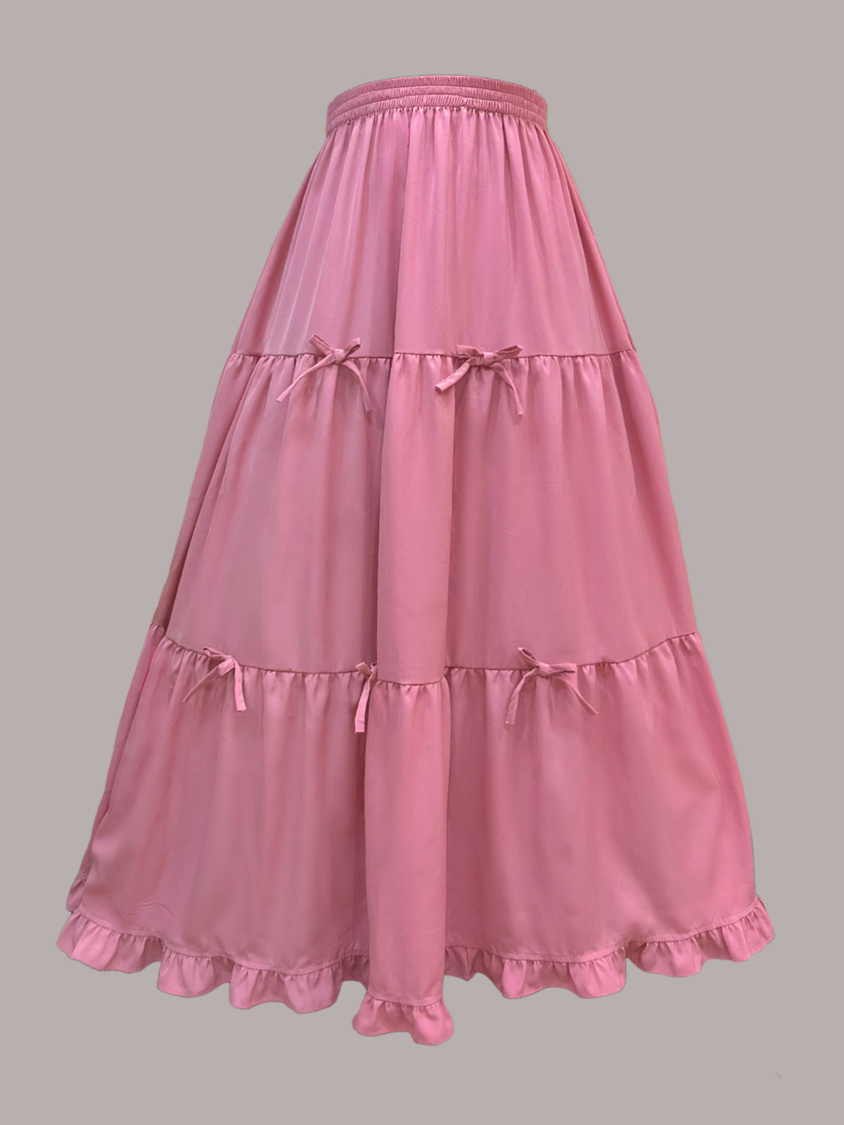 DREAMY PINK BOW - 3 TIERED PINK FAIRY SKIRT